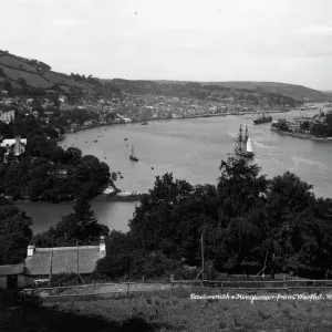 Dartmouth and Kingswear from Warfleet, c1900