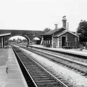 Wiltshire Stations Framed Print Collection: Dauntsey Station