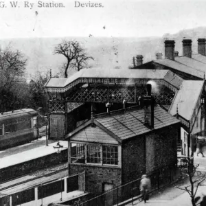 Devizes Station, c. 1900