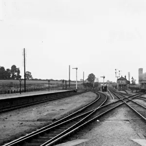 Didcot Station and Signal Box, Oxfordshire, c. 1910