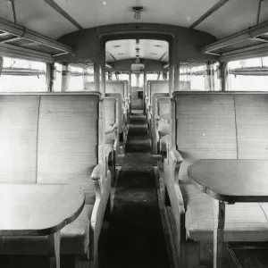 Diesel Railcar No. 2 - interior view