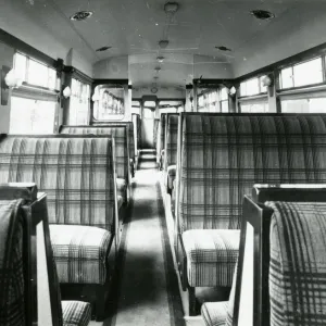 Diesel Railcar No. 5 - interior view