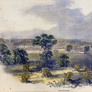 Early image of New Swindon, c. 1850