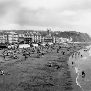 East Beach, Teignmouth, Devon, August 1930