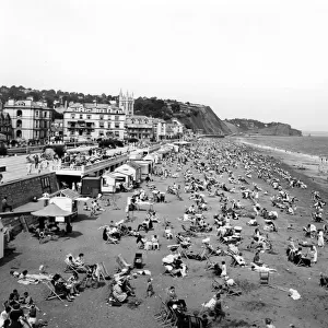 East Beach at Teignmouth, Devon, August 1937
