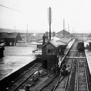 Evesham Station, Worcestershire, c. 1959