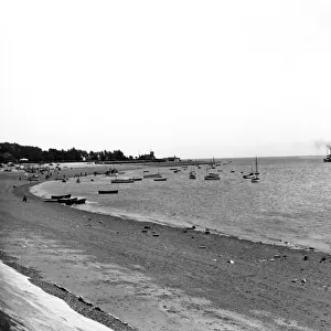 Exmouth Beach, Devon, July 1923