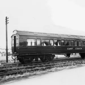 Exterior view of Camp Coach No. W9902