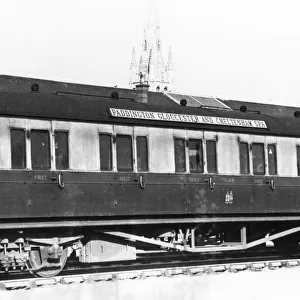 Exterior view of passenger carriage No. 8013