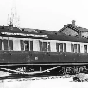 Exterior view of passenger carriage No. 8013