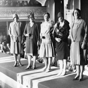 Fashion Show in the Mechanics Institute c. 1920s