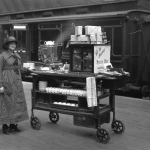 Female Refreshment Attendant, c. 1918