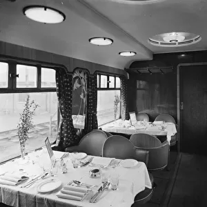 First Class Saloon, Restaurant Car, 1938