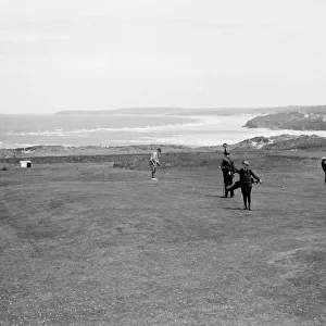 The Golf Course - Lelant, Cornwall, February 1924