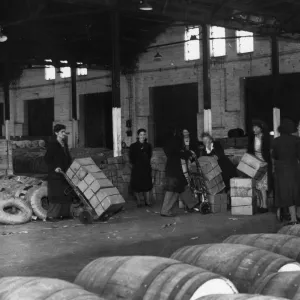 The Goods Yard at Cardiff Docks in 1943