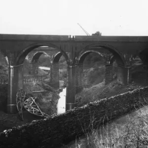 Gwaun-cae-Gurwen viaducts, c. 1920s
