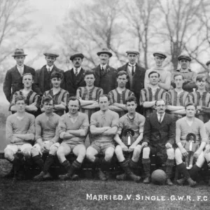 GWR Married & Single Football Teams, 1922-1923