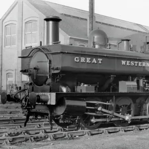 GWR Pannier Tank No. 1366, outside Swindon Works, 1934