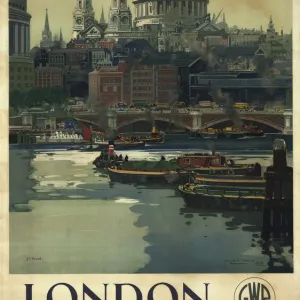 GWR Publicity Poster, London, 1946