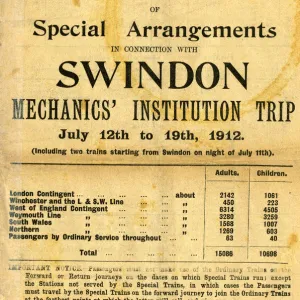 GWR Staff at Leisure Jigsaw Puzzle Collection: Swindon Works Trip