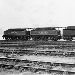 GWR Weedkilling Train showing tenders W83, W84 and W85