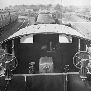 GWR Weedkilling Train - view of cab and oil tanker