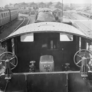 GWR Weedkilling Train - view of cab and oil tanker