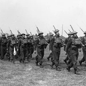 GWRs Home Guard battalions on parade at Castle Bar Park in London, c. 1940