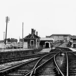 Hallatrow Station and Signalbox, Somerset, c. 1940s