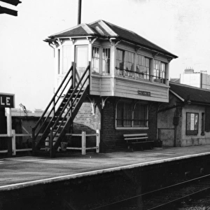 Hayle Station and Signal Box, c1950s