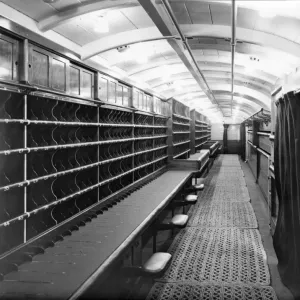 Interior of Post Office Sorting Van, 1937