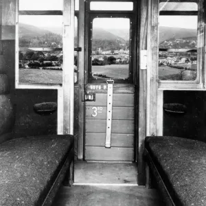 Interior view of composite coach no. 6076