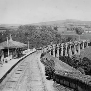 Ivybridge Station and Viaduct, Devon, c. 1890