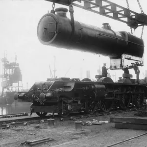 King George V at Cardiff Docks, 1927