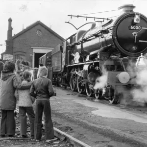 King George V at Swindon Works, 1970s King George V at Swindon Works, 1970s