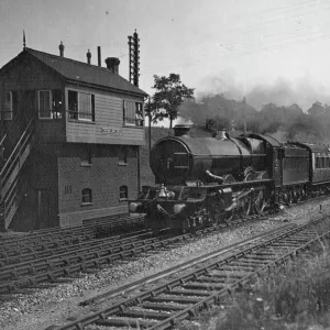 King George V at Twyford East Signal Box, 1940