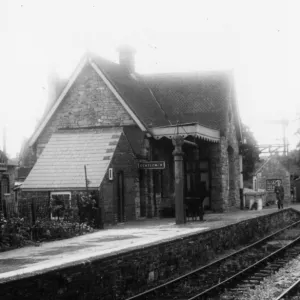 Kington Station, Herefordshire, July 1957