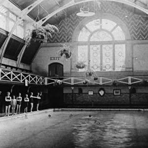 Large Swimming Bath, c1905