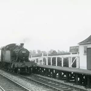 Laverton Halt in Gloucestershire, 1955
