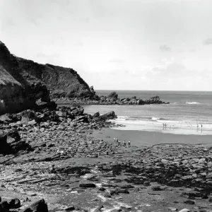 Lee Bay near Lynton, Devon, 1950 Lee Bay near Lynton, Devon, 1950