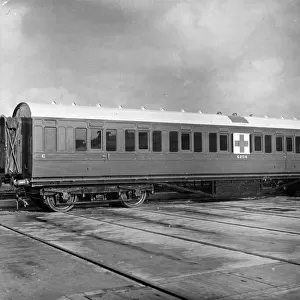 LMS coach no. 6204 converted to an ambulance train car, 1939