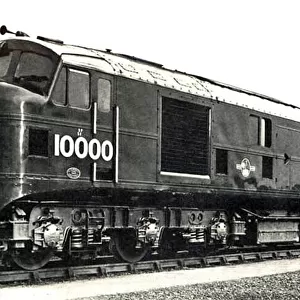 LMS locomotive No. 10000 in British Rail livery in about 1950