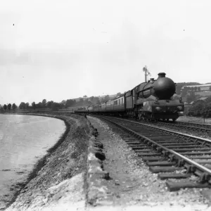 Locomotive No. 6014, King Henry VII, at Bishopsteignton Locomotive No. 6014, King Henry VII, at Bishopsteignton