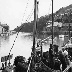 Looe Quay, Cornwall, August 1936