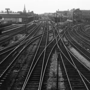 Looking West from Swindon Junction Station, 1950