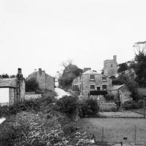 Luxulyan Village, Cornwall, August 1928