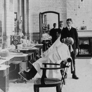 Medical Fund Hairdressing Room, Milton Road, c1910