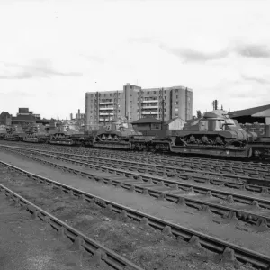 Military tanks loaded onto Crocodile G wagons, c. 1939 Military tanks loaded onto Crocodile G wagons, c. 1939