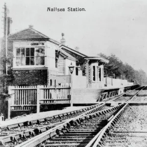 Nailsea and Backwell Station, Somerset, c. 1900