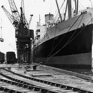 Newport Docks, 1950